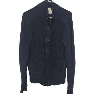 Men's fossil button down and zip down sweater